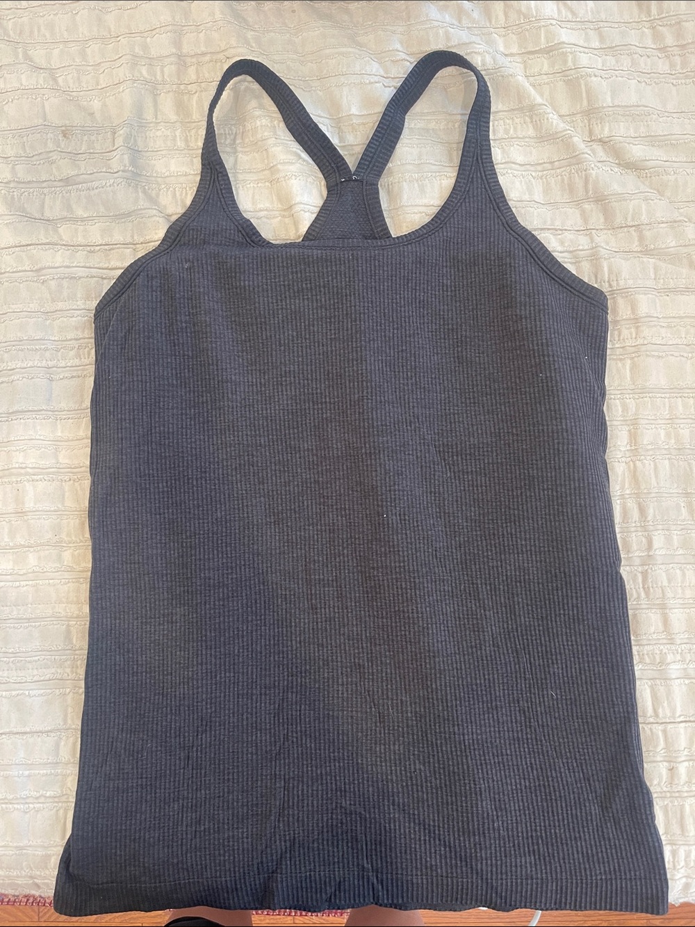 lululemon athletica Ribbed Racerback Tank - Black